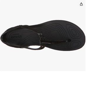 croc thong sandals with straps Isabella NWOT